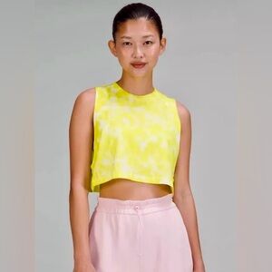 LIKE NEW Lululemon All Yours Cropped Pima Cotton Tank Top